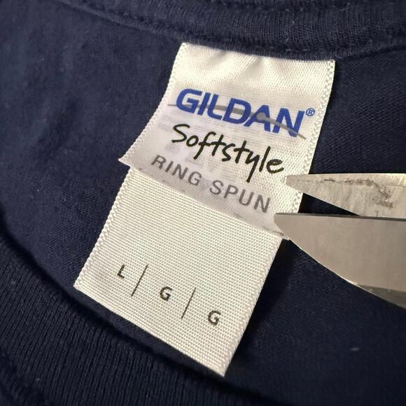 Banksy Genuine Authentic Dismaland Navy Blue Souvenir T-Shirt - Large - Rare - Picture 3 of 5